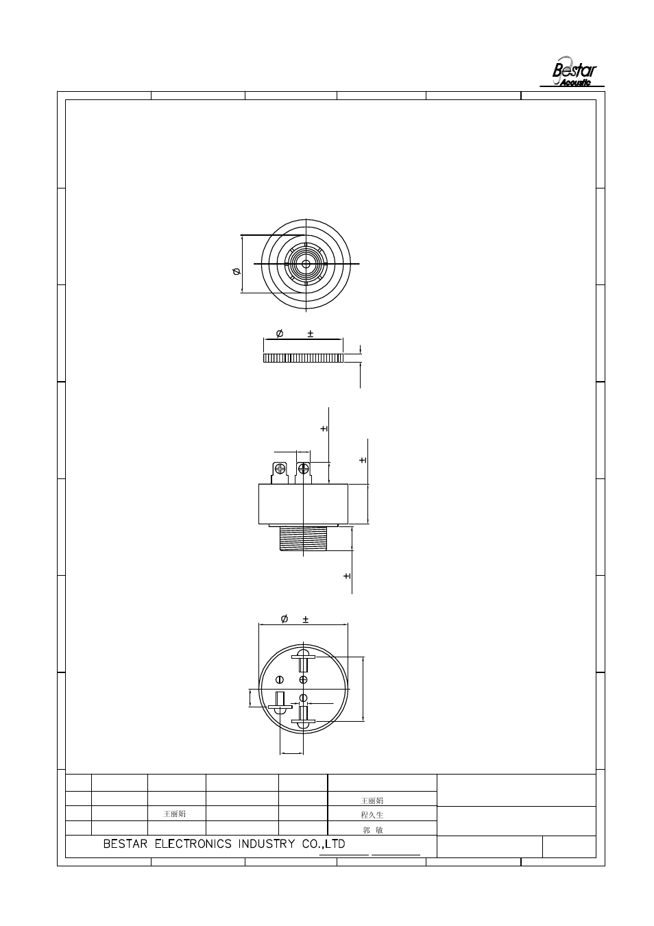 Drawing | BeStar BPT-380X-SA24VDC_AC User Manual | Page 3 / 6