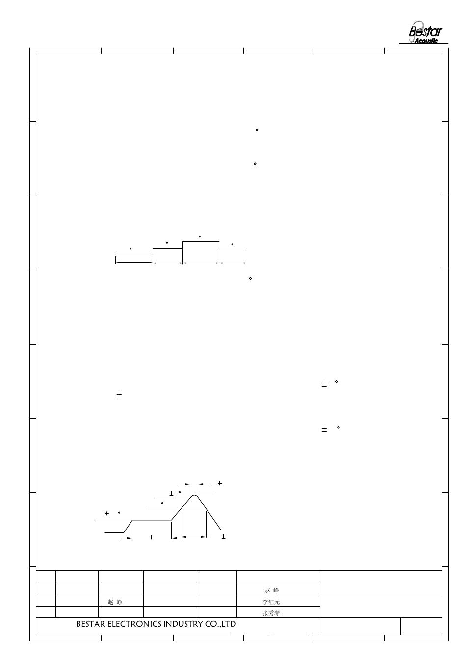 Reliability test, 9 recommended temp. profile for reflow oven, Bestar electronics industry co.,ltd | Piezo sounder, 30 10s | BeStar BSP1212-03H2.5B-01 LF User Manual | Page 4 / 7