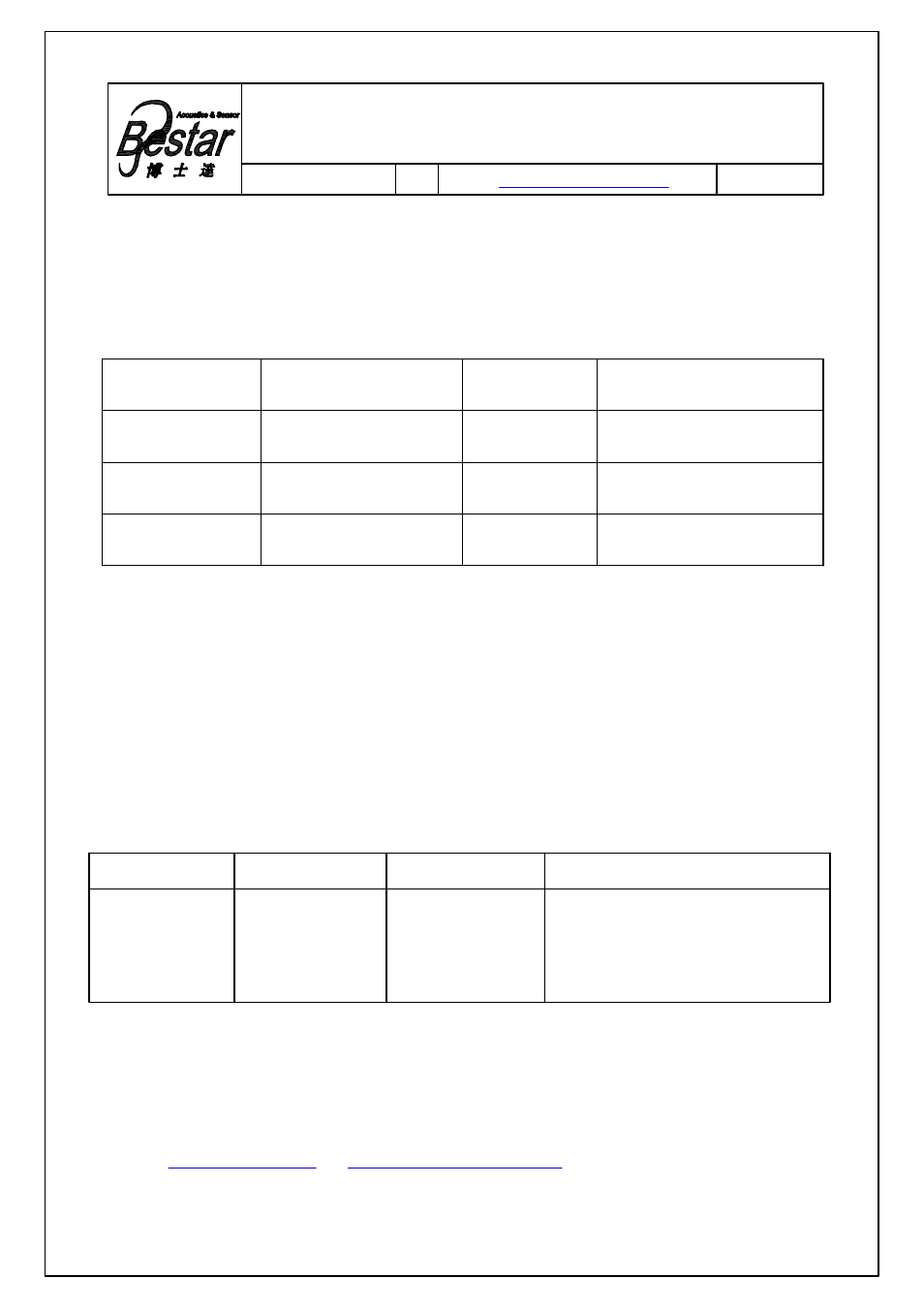 BeStar BSP1212-03H03-06 LF User Manual | 7 pages