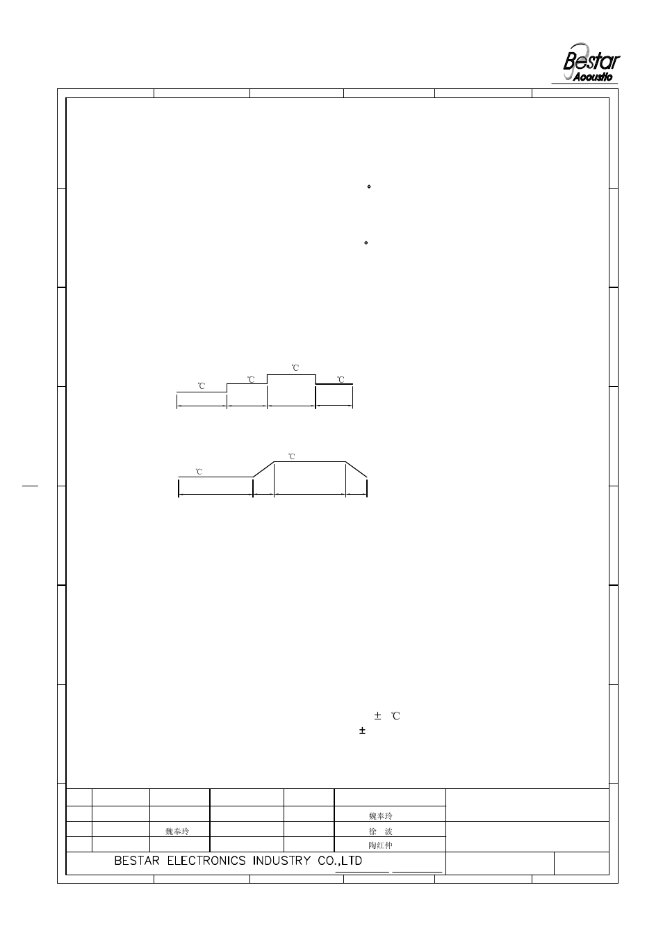Environmental test, Transducer | BeStar SMT1212-05H6.5F-04 LF User Manual | Page 4 / 10