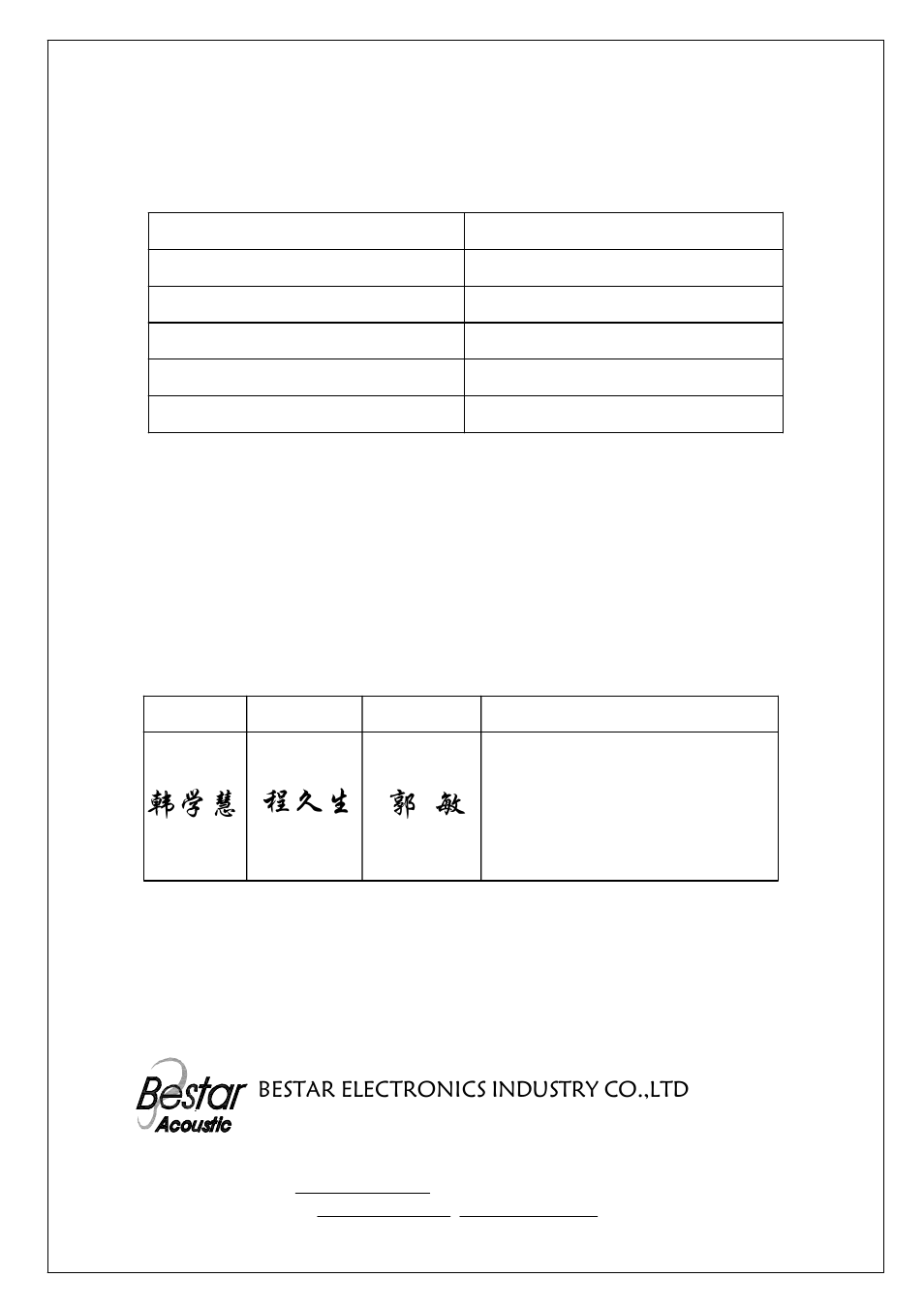 BeStar SMT8585-03H03 LF User Manual | 8 pages