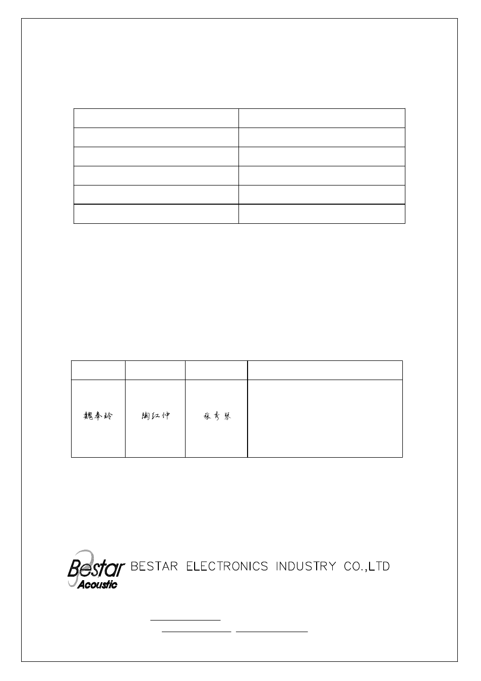 BeStar SMT5050-03H02 LF User Manual | 9 pages