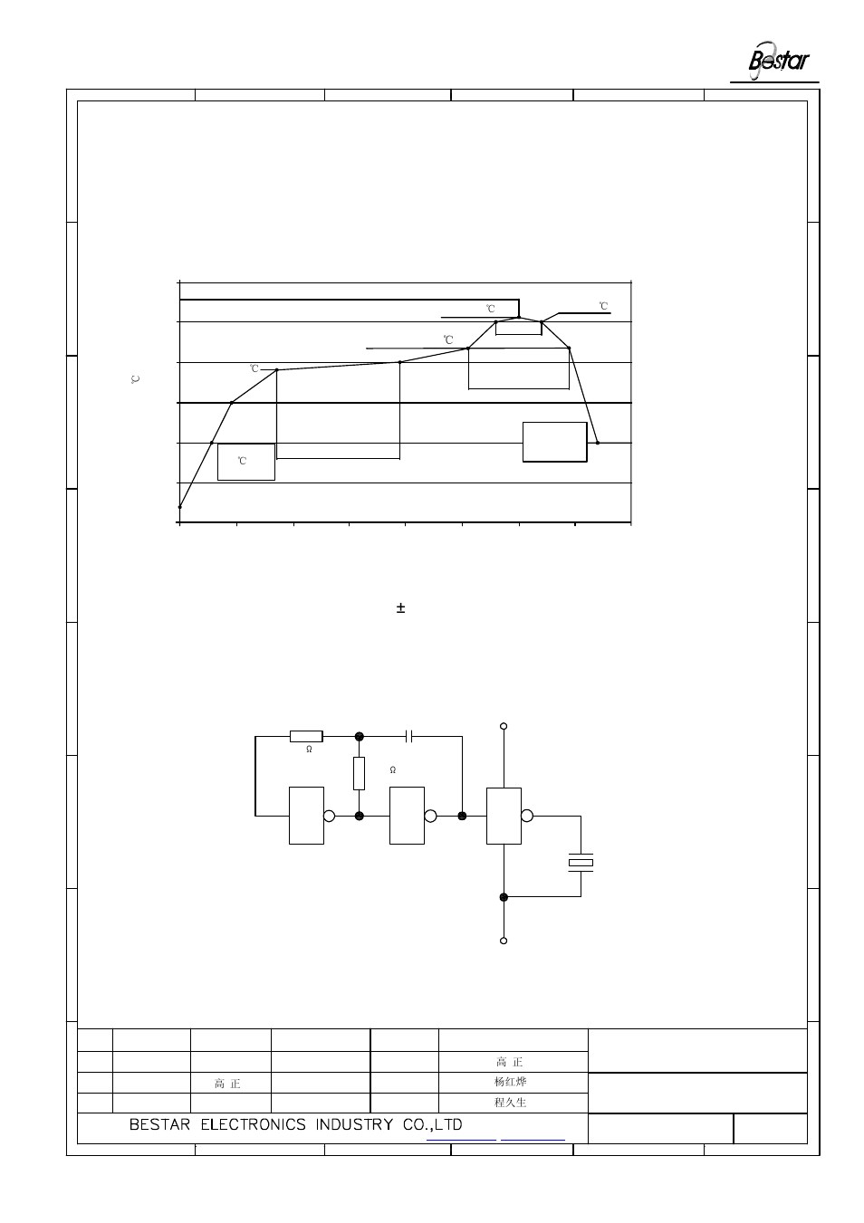 Bpt-18 lf, Test method, 9 recommended temp. profile for reflow oven | 8vdc, Temperature profile for a lead-free reflow process, Piezo sounder | BeStar BPT-18 LF User Manual | Page 5 / 8