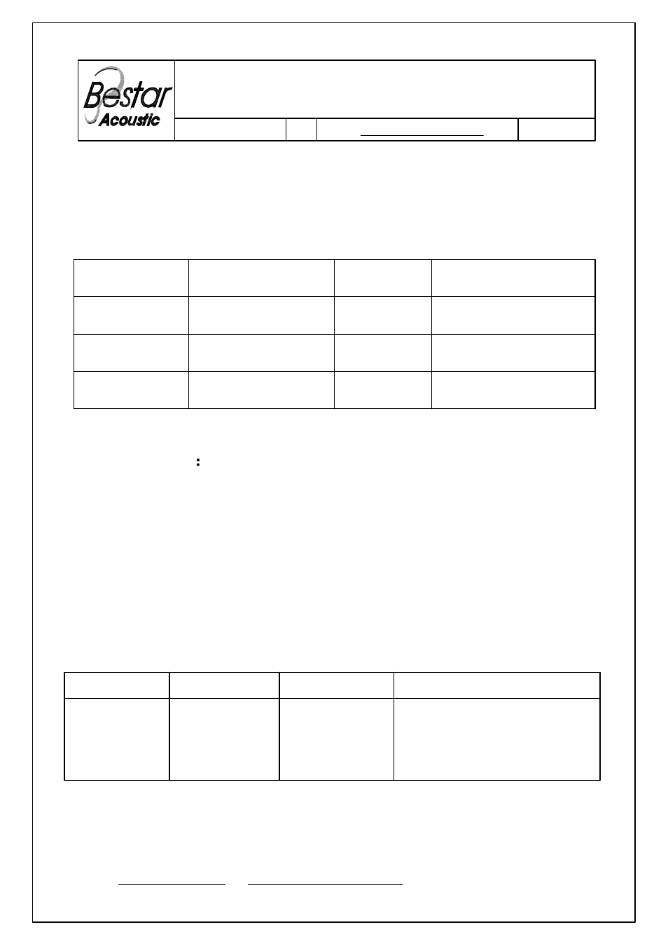 BeStar FT-50T-0.87A1W130 User Manual | 8 pages
