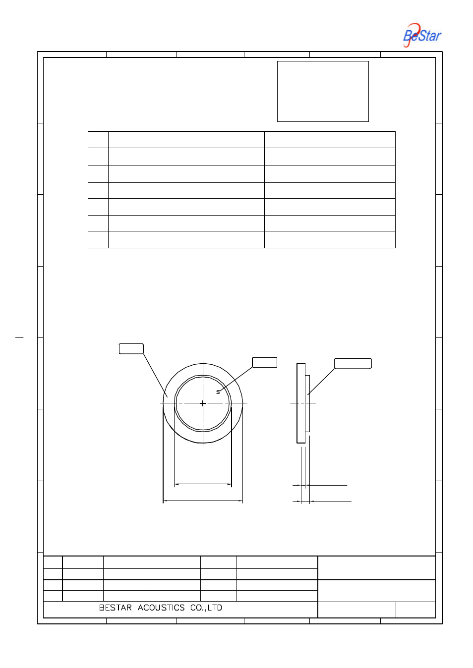 Electrical characteristics, Drawing, Brass silver ceramic | BeStar FT-35T-1.8A1-P User Manual | Page 2 / 5