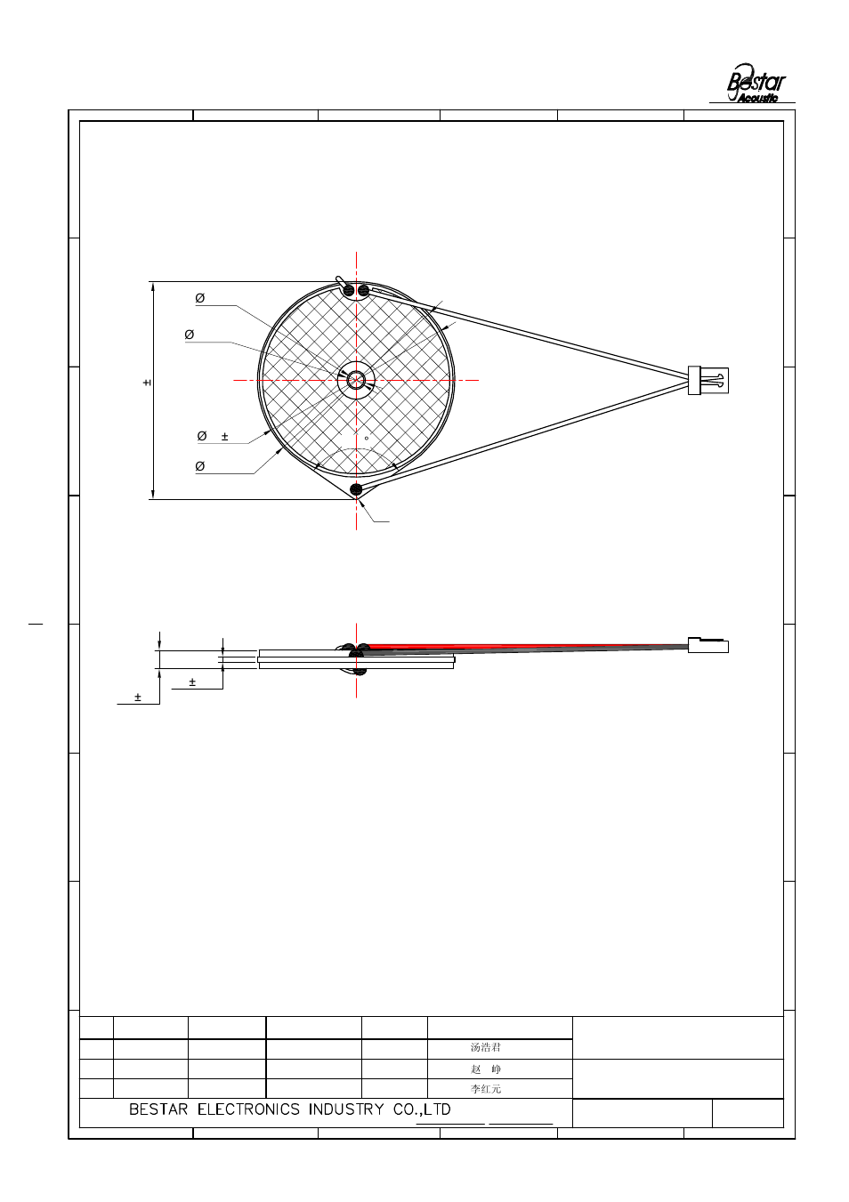 Dimension, Ш3.2, 110 ° r1 | BeStar FT-32T-3.2A12 User Manual | Page 3 / 6