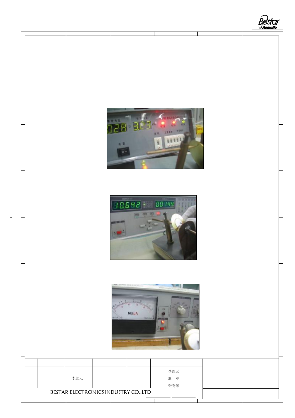 Measuring method, Bestar electronics industry co.,ltd | BeStar FT-27T-3.4A1-015 User Manual | Page 4 / 8