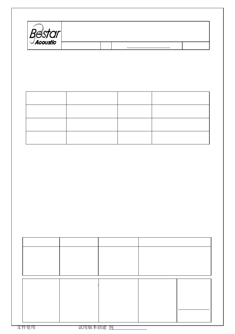 BeStar FT-27T-6.3A1W050 User Manual | 8 pages