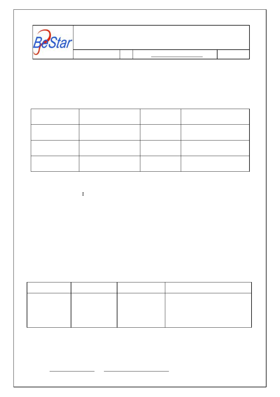 BeStar FT-20T-3.6A1-P User Manual | 5 pages