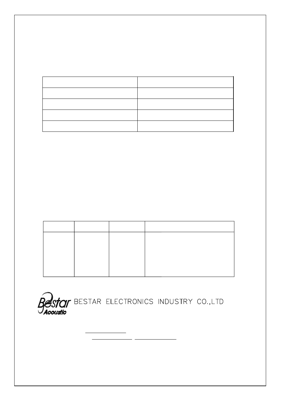 BeStar FT-20T-5.6A1 User Manual | 8 pages