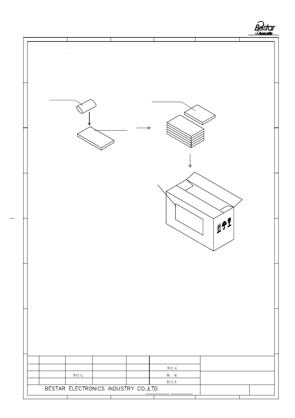 Packing, 2 packing quantity, Foam tray | Foam cover, Piezo ceramic element | BeStar FT-20T-5.6A1 User Manual | Page 7 / 8