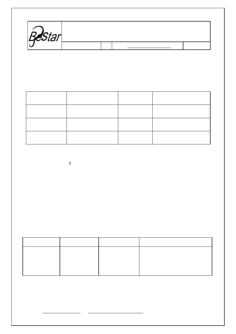 BeStar HU100P12VIP67B-02 LF User Manual | 6 pages