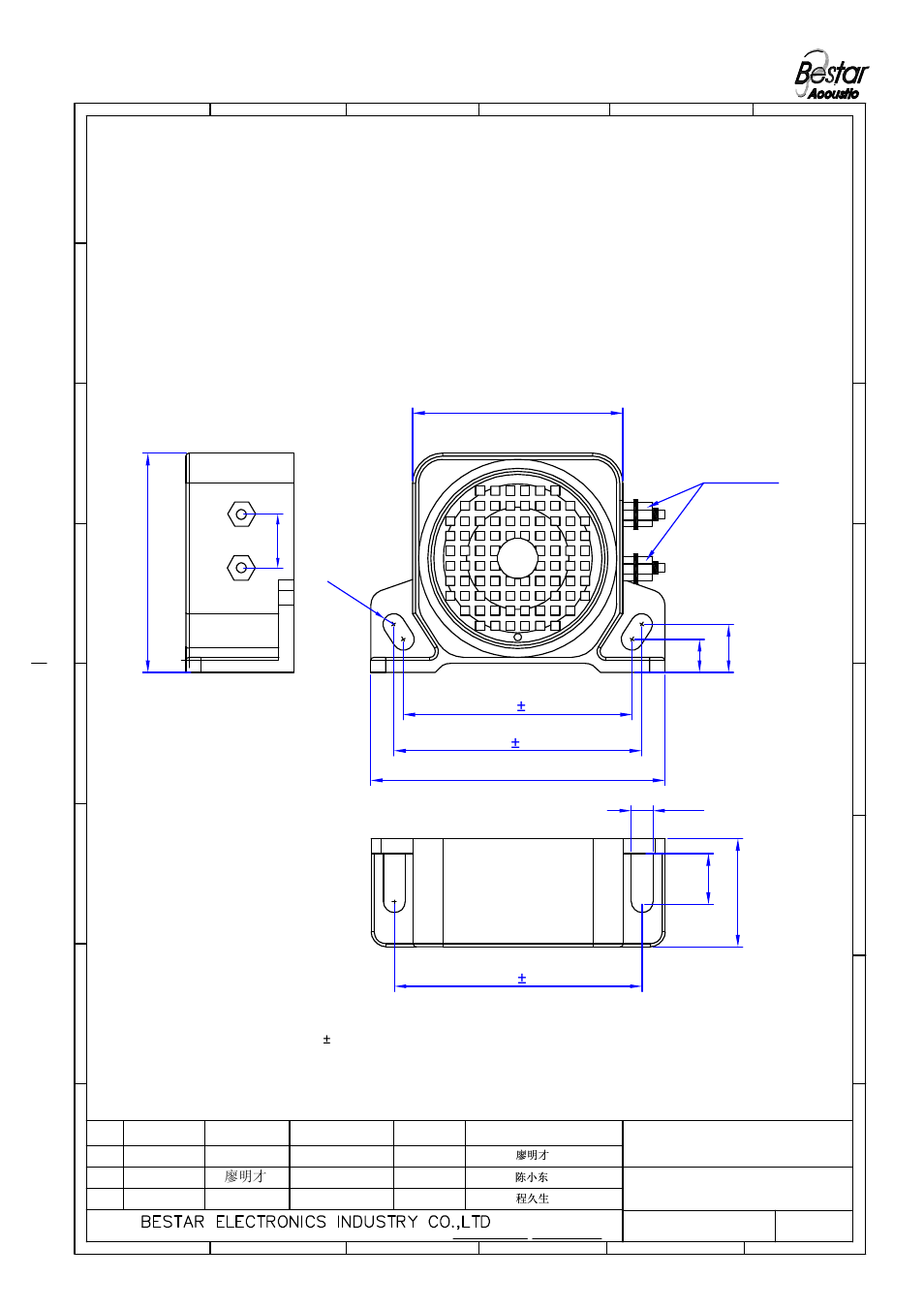 Bus90pt, Drawing | BeStar BUS90PT User Manual | Page 3 / 6