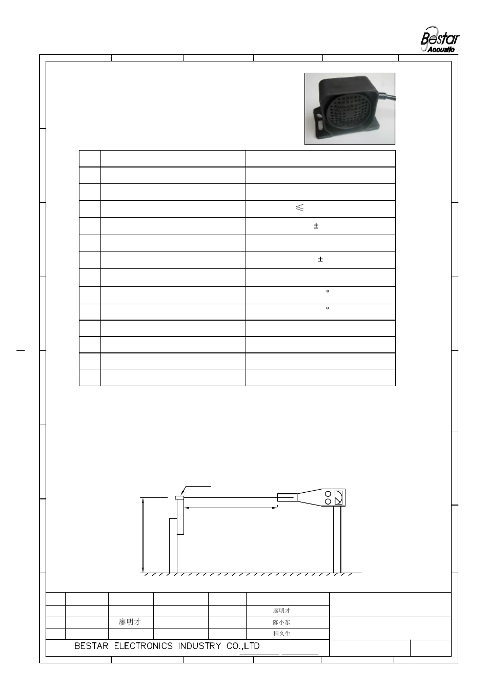 Technical terms, Alarm | BeStar BUS102PW280 User Manual | Page 2 / 6