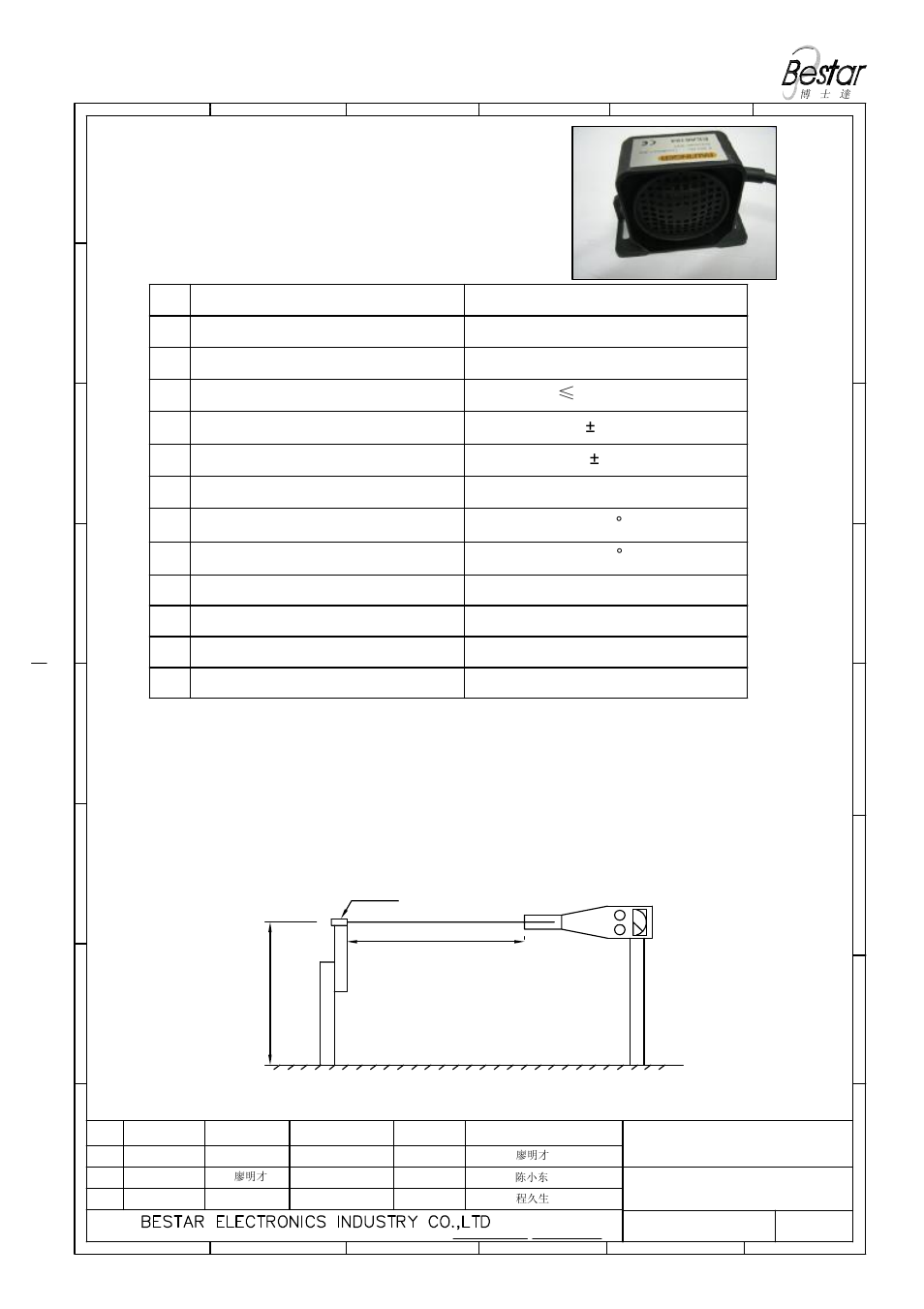 Technical terms, Alarm, Bus102cw | BeStar BUS102CW User Manual | Page 2 / 7