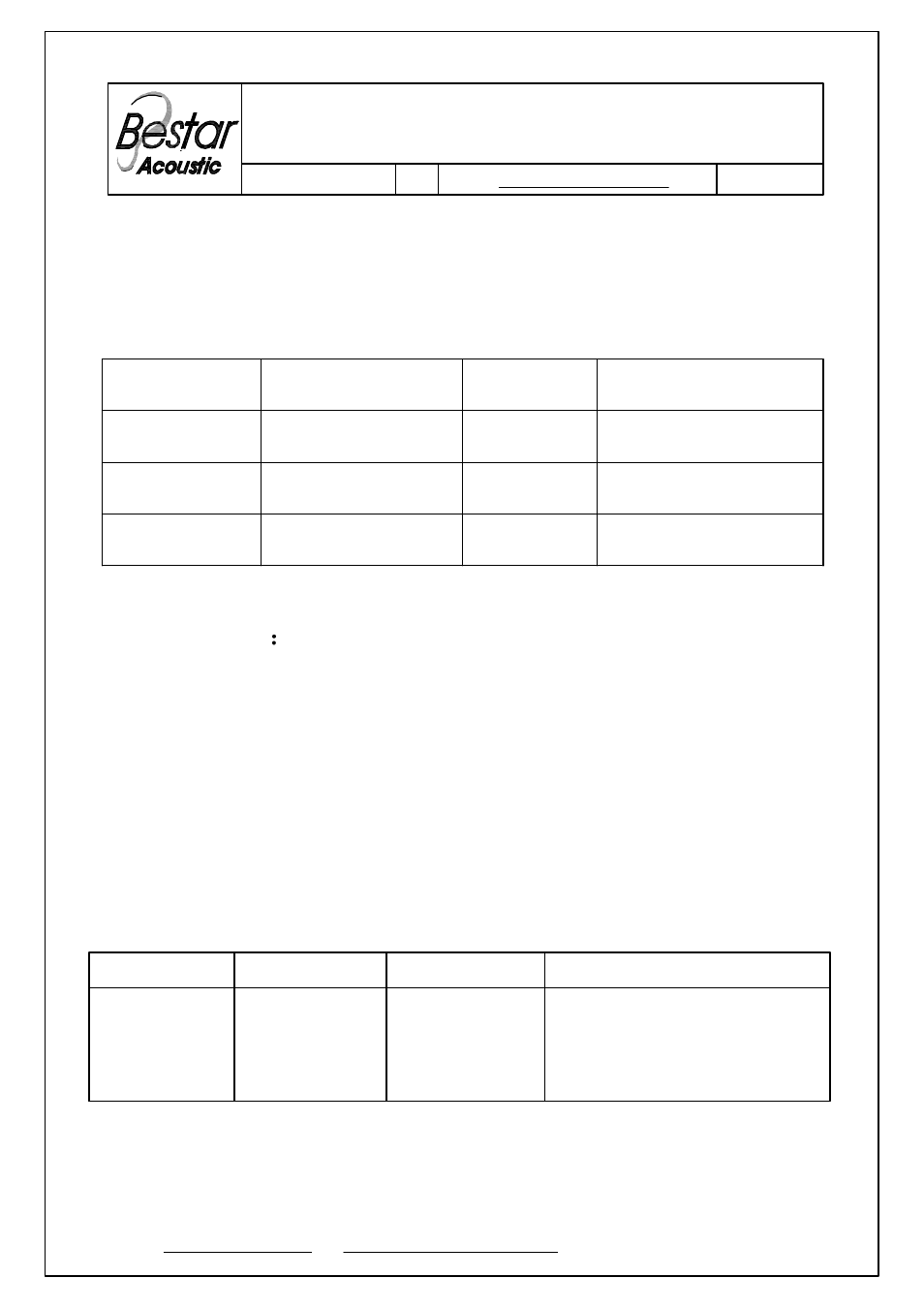 BeStar BUS82-102T User Manual | 6 pages