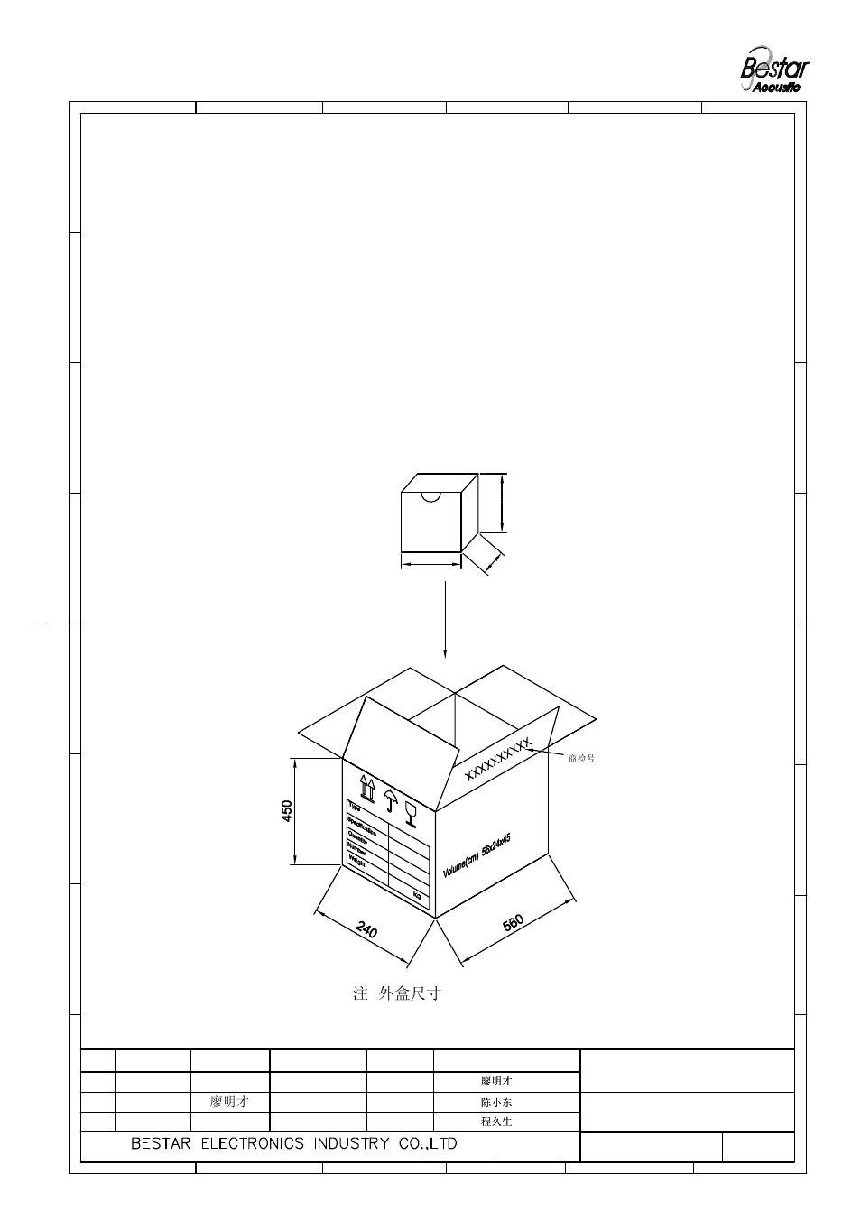 Packing, Speaker alarm, A廖明才 | BeStar BUS82-102T User Manual | Page 5 / 6