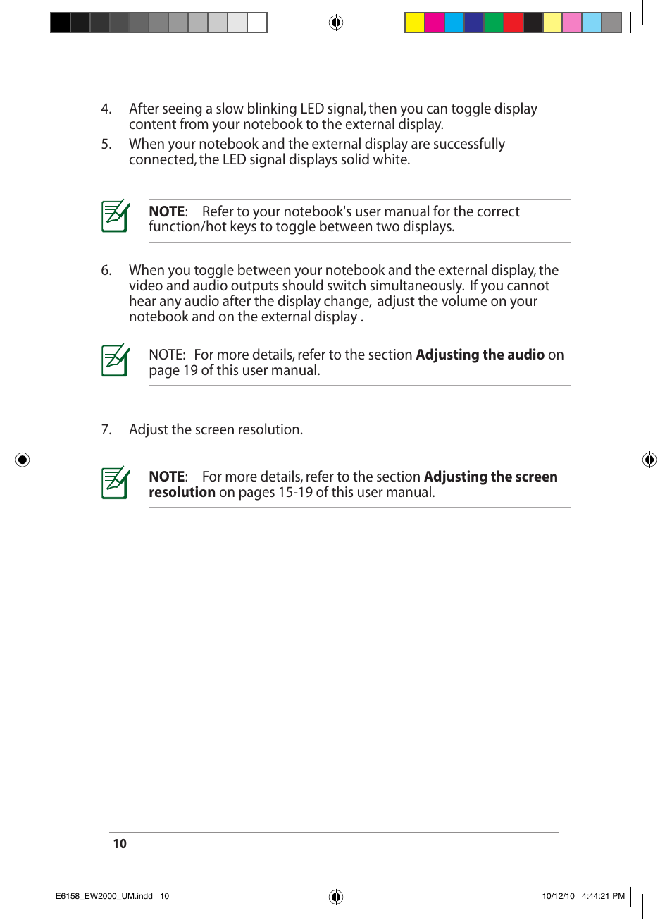 Asus EW2000 User Manual | Page 10 / 24