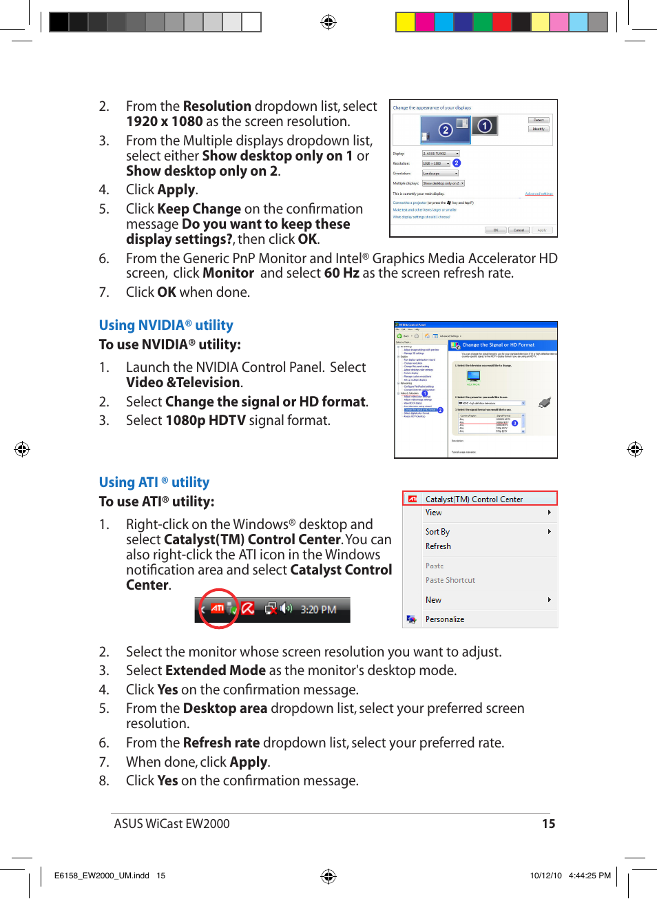 Asus EW2000 User Manual | Page 15 / 24
