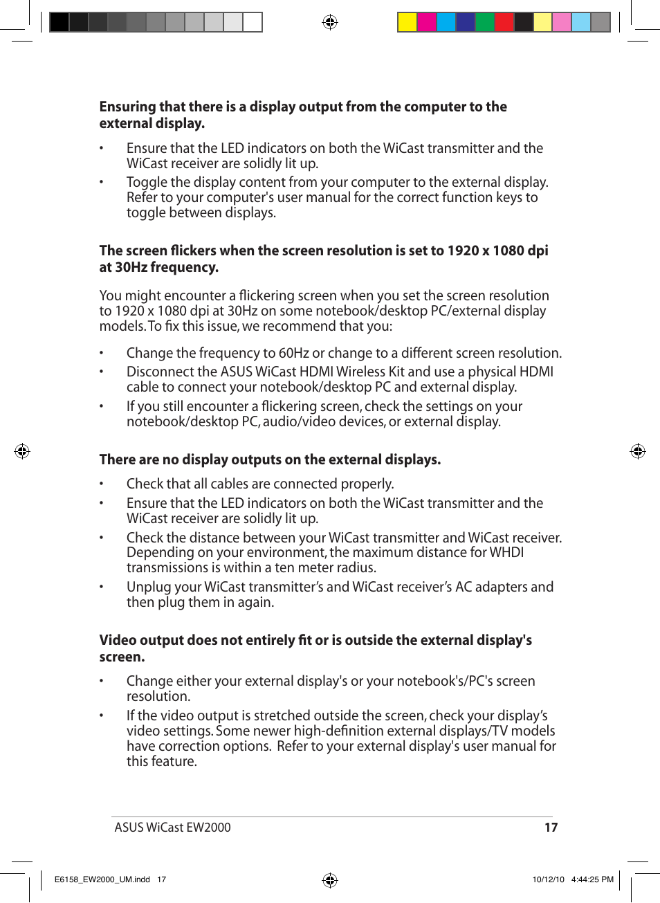 Asus EW2000 User Manual | Page 17 / 24