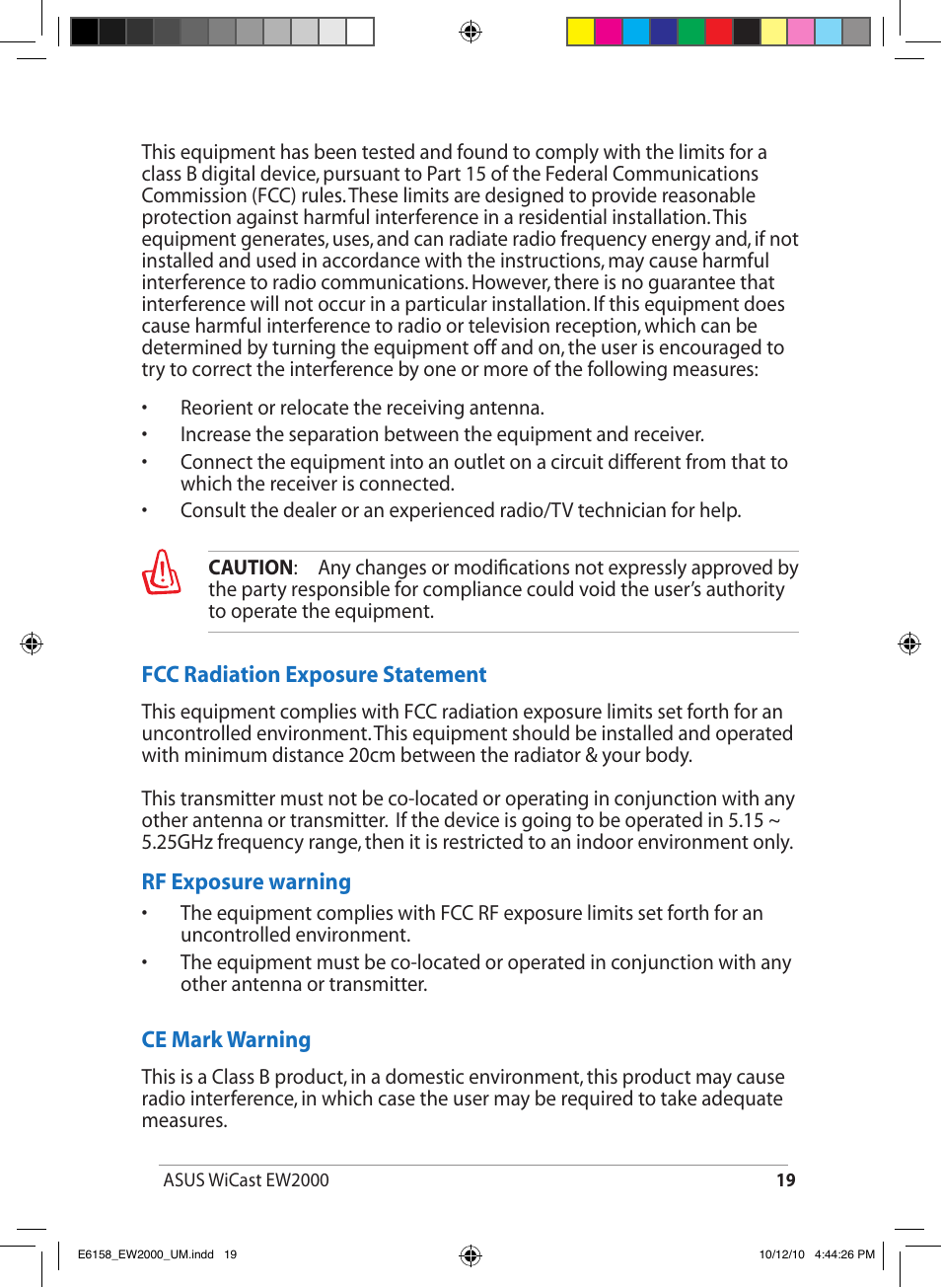 Asus EW2000 User Manual | Page 19 / 24