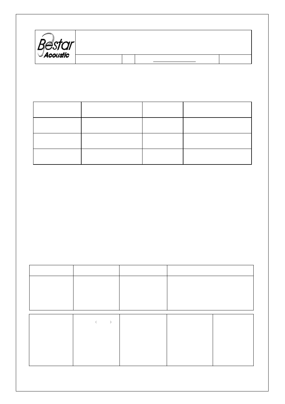 BeStar B-FS 28 LF User Manual | 8 pages