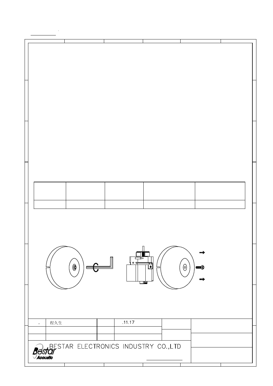 Bestar, Bfb624b, Warning | Engineering specifications, Specifications, Mounting options, Bell | BeStar BFB624B User Manual | Page 3 / 4