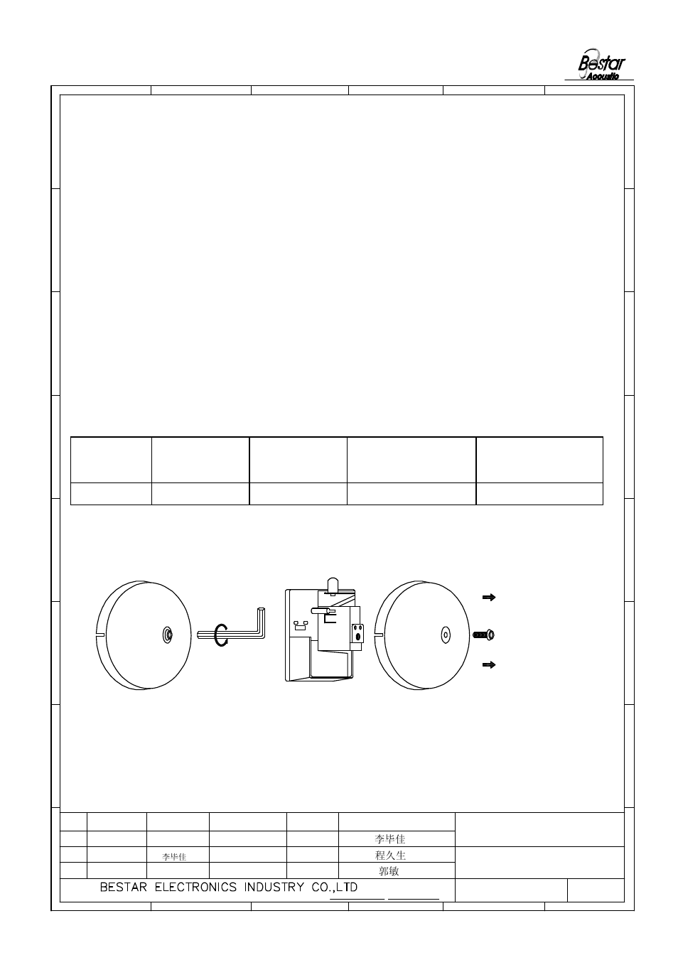 Bfb624e, Mounting options, Specifications: 6.engineering specifications | Warning, Sound pressure level at 1m 24v, Rated voltage 24v | BeStar BFB624E User Manual | Page 3 / 4