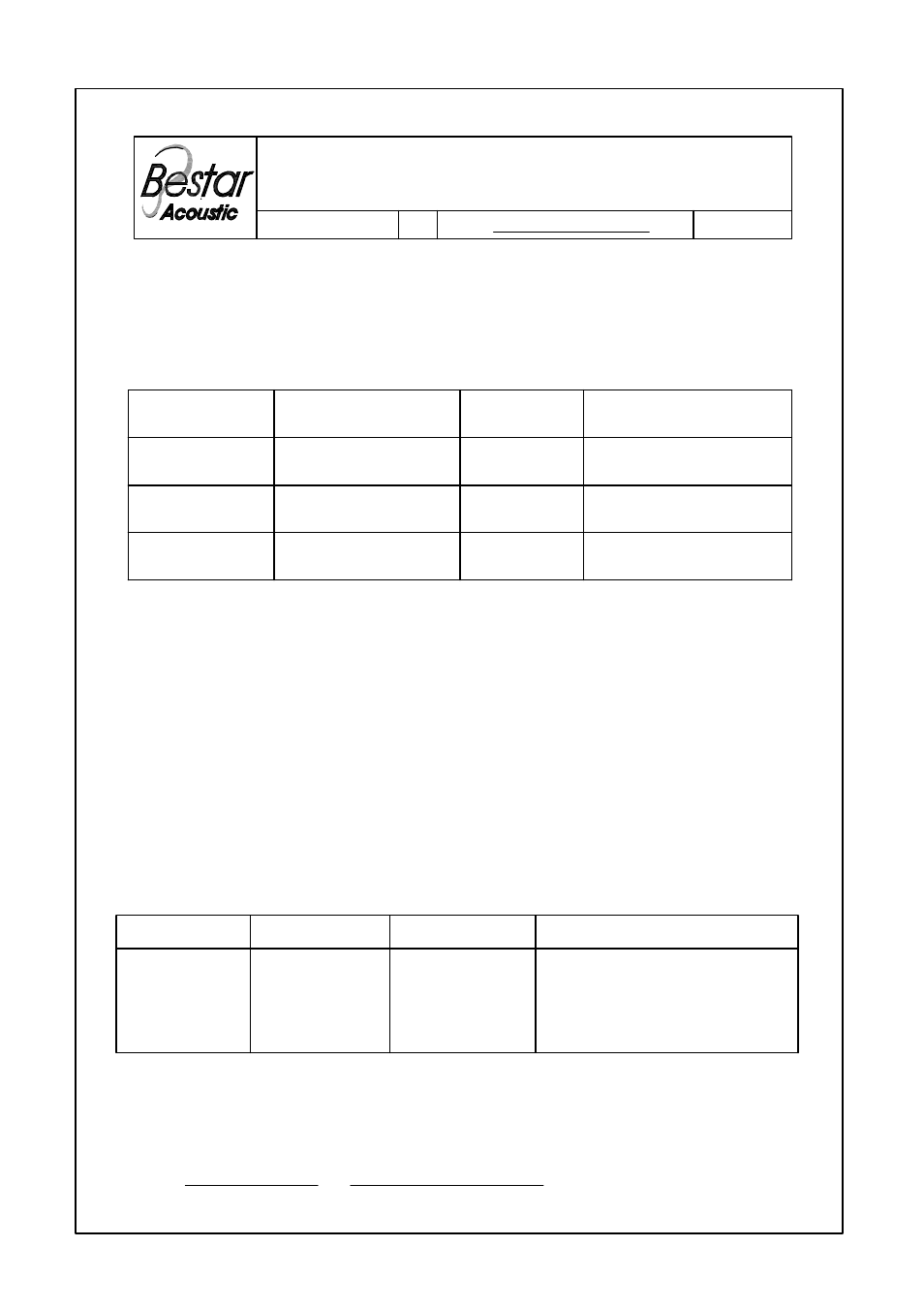 BeStar BCM9750ULF-47 User Manual | 6 pages