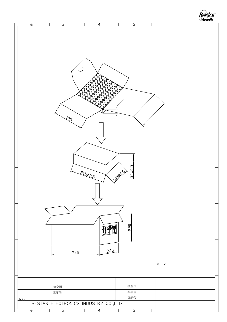 Microphone, Packing, Remark | BeStar BCM9745OLF-62 User Manual | Page 5 / 6