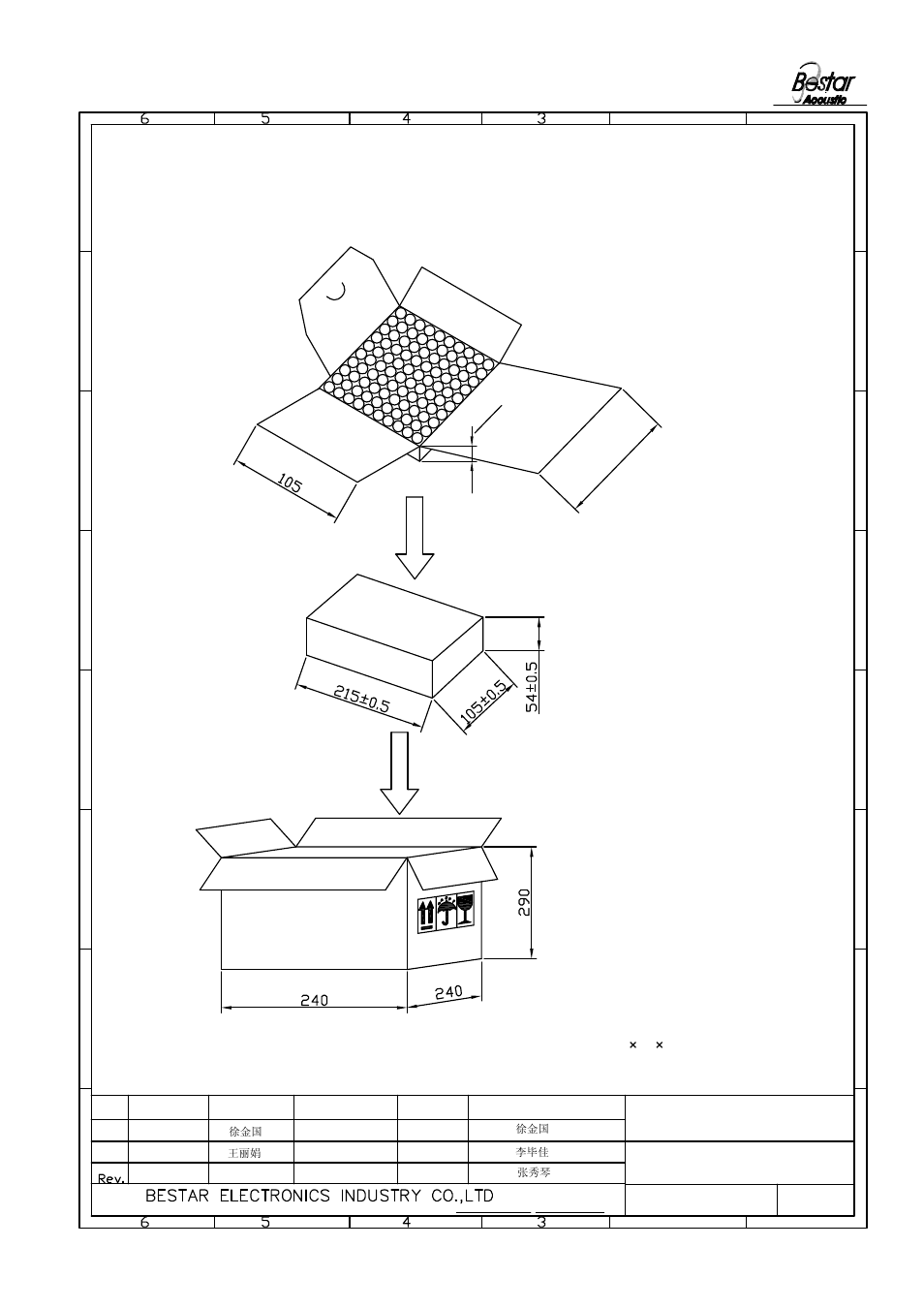 Microphone, Packing, Remark | BeStar BCM9745OLF-42 User Manual | Page 5 / 6