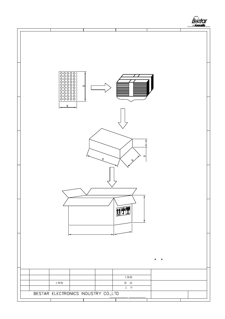 Microphone, Packing, Remark | 1000pcs | BeStar BCM4015OLFC-42-JST-ZHR-2 User Manual | Page 6 / 7