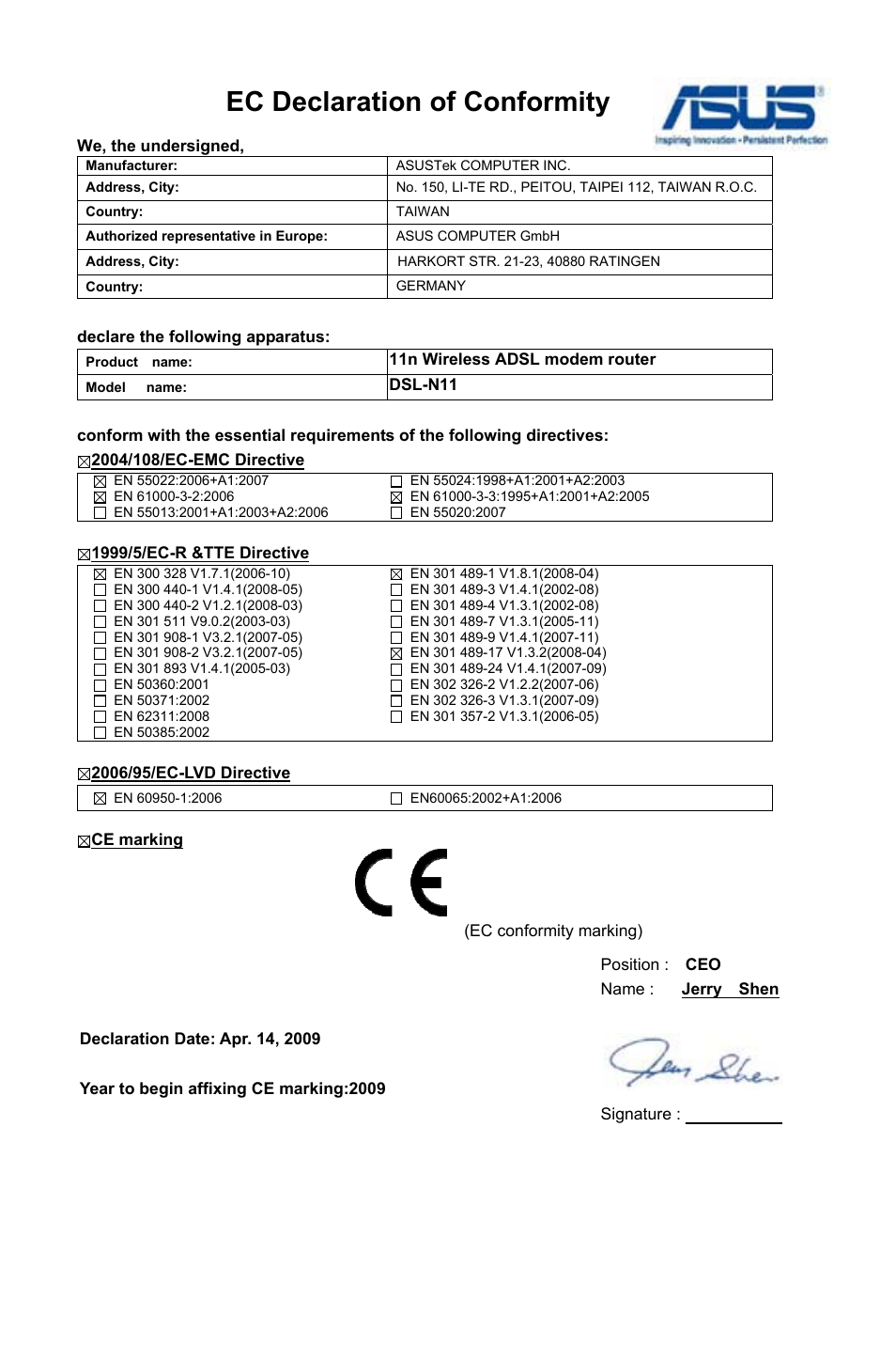 Asus DSL-N11 User Manual | 40 pages