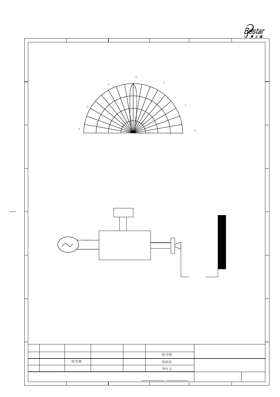 S.c.d, Beam pattern, Direcivity in overall sensitivity | 90° osc, 300mm, U.s :ultrasonic sensor t.g :target, Bestar electronics industry co.,ltd | BeStar BPU25200IFPH11 User Manual | Page 4 / 7