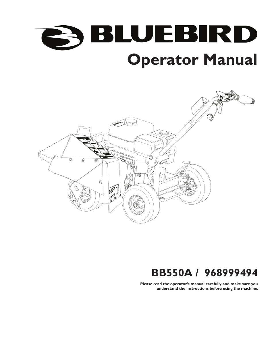 BlueBird BB550A_968999494 User Manual | 24 pages