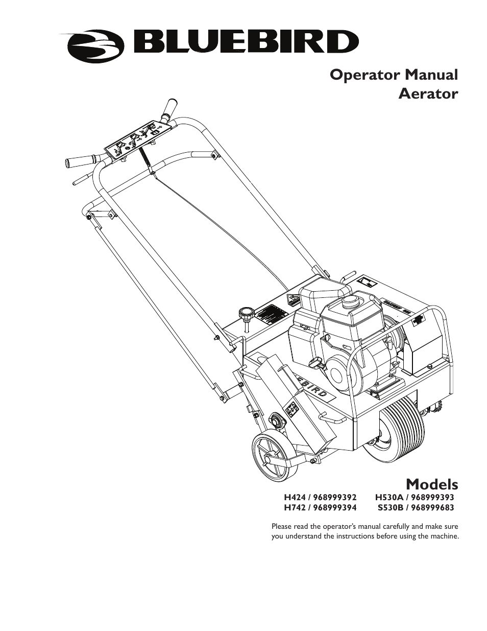 BlueBird S530B_968999683 User Manual | 36 pages