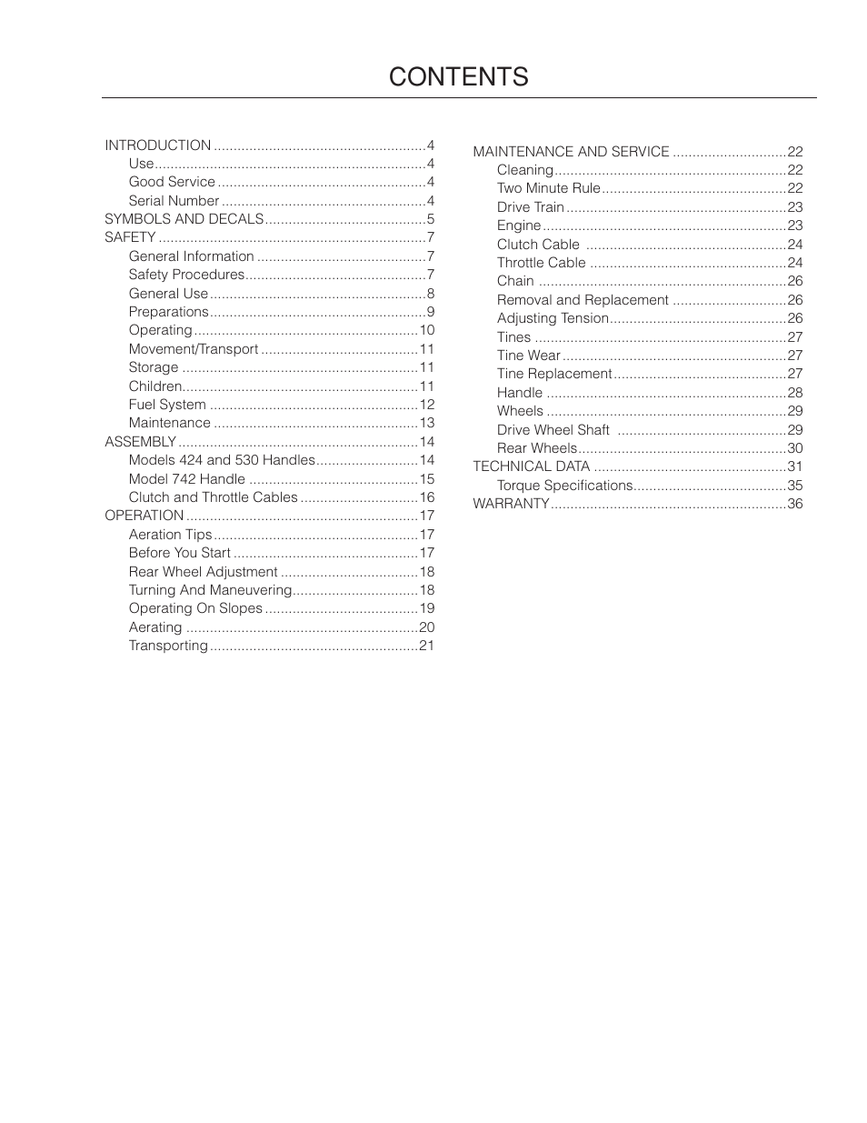 BlueBird S530B_968999683 User Manual | Page 3 / 36