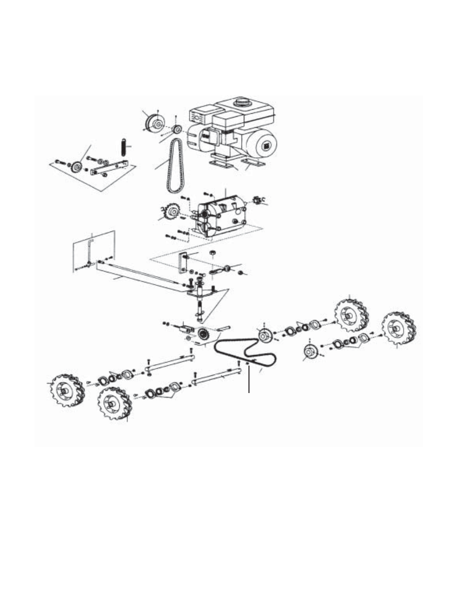 Parts - power train | BlueBird SC18 User Manual | Page 12 / 22