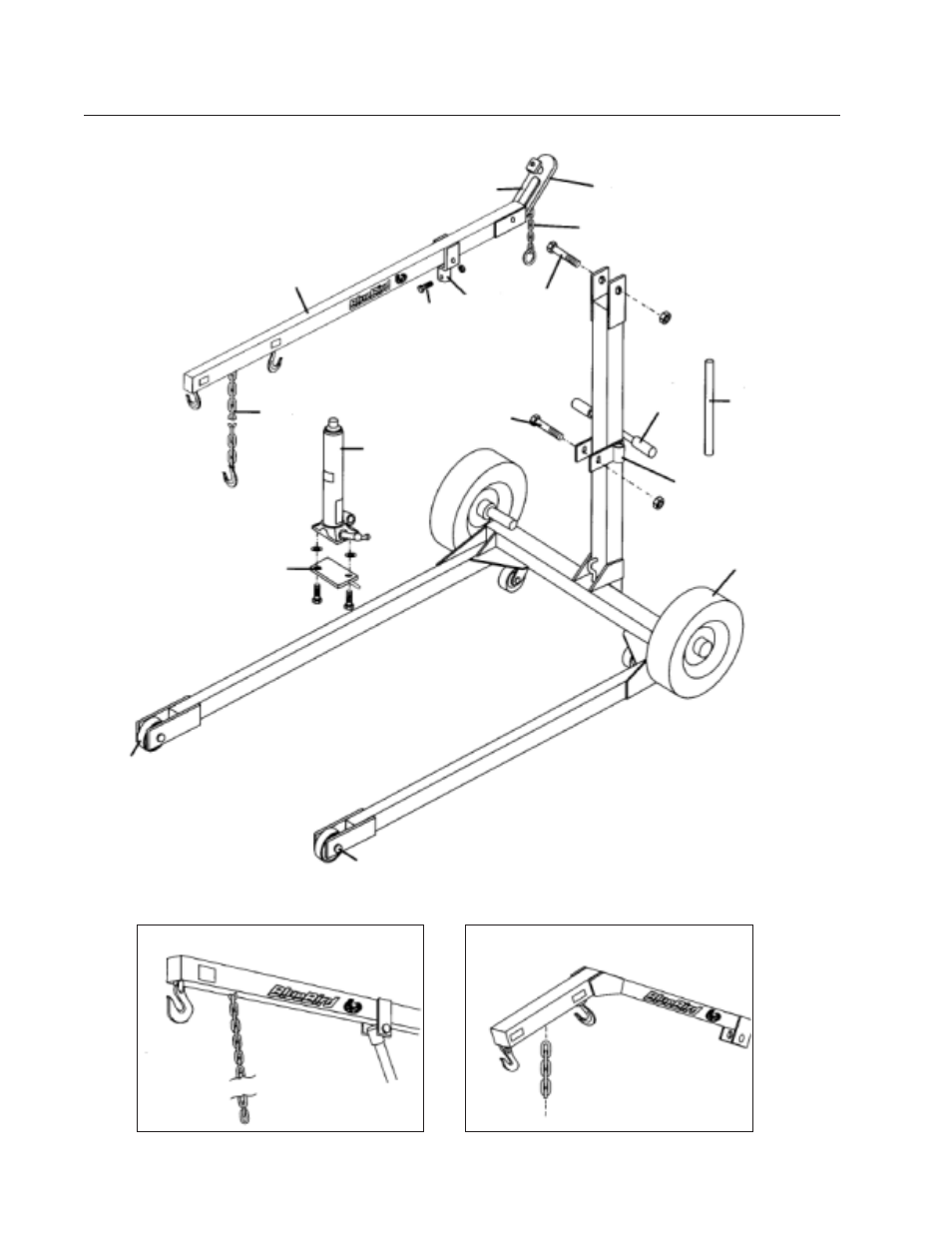 Parts - tip-tow ii, tip-tow 3000, tip-tow 10 | BlueBird Kaydee Kaddy User Manual | Page 18 / 24