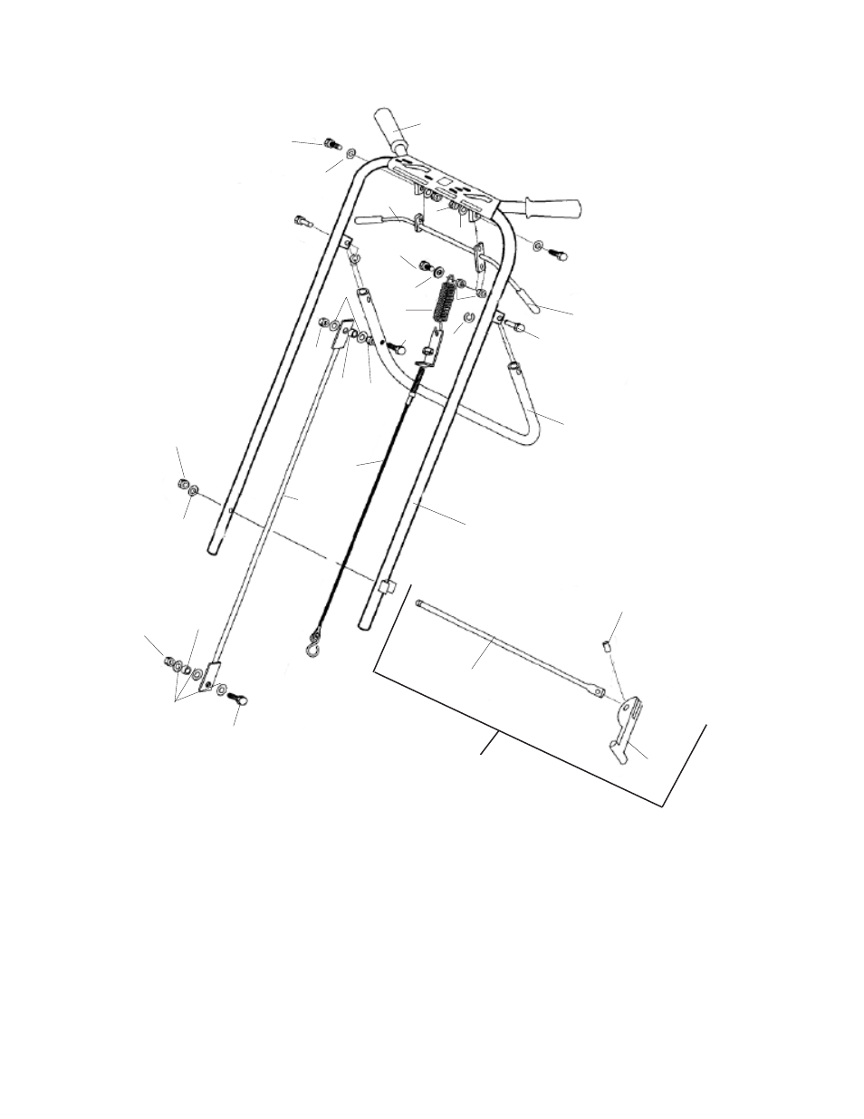 Parts handle & control - model 530a | BlueBird H742G User Manual | Page 28 / 44