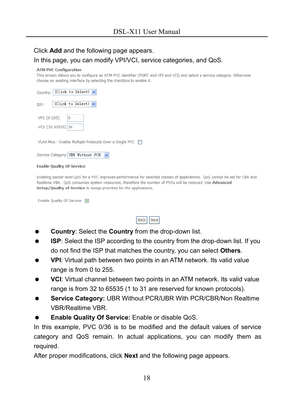 Asus DSL-X11 User Manual | Page 21 / 77