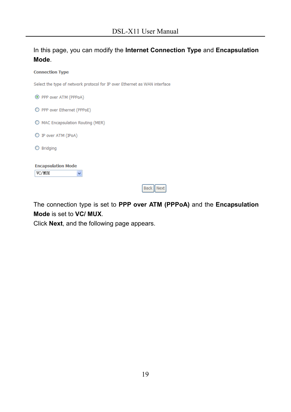 Asus DSL-X11 User Manual | Page 22 / 77