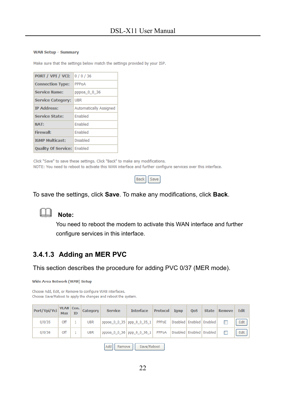 Asus DSL-X11 User Manual | Page 25 / 77