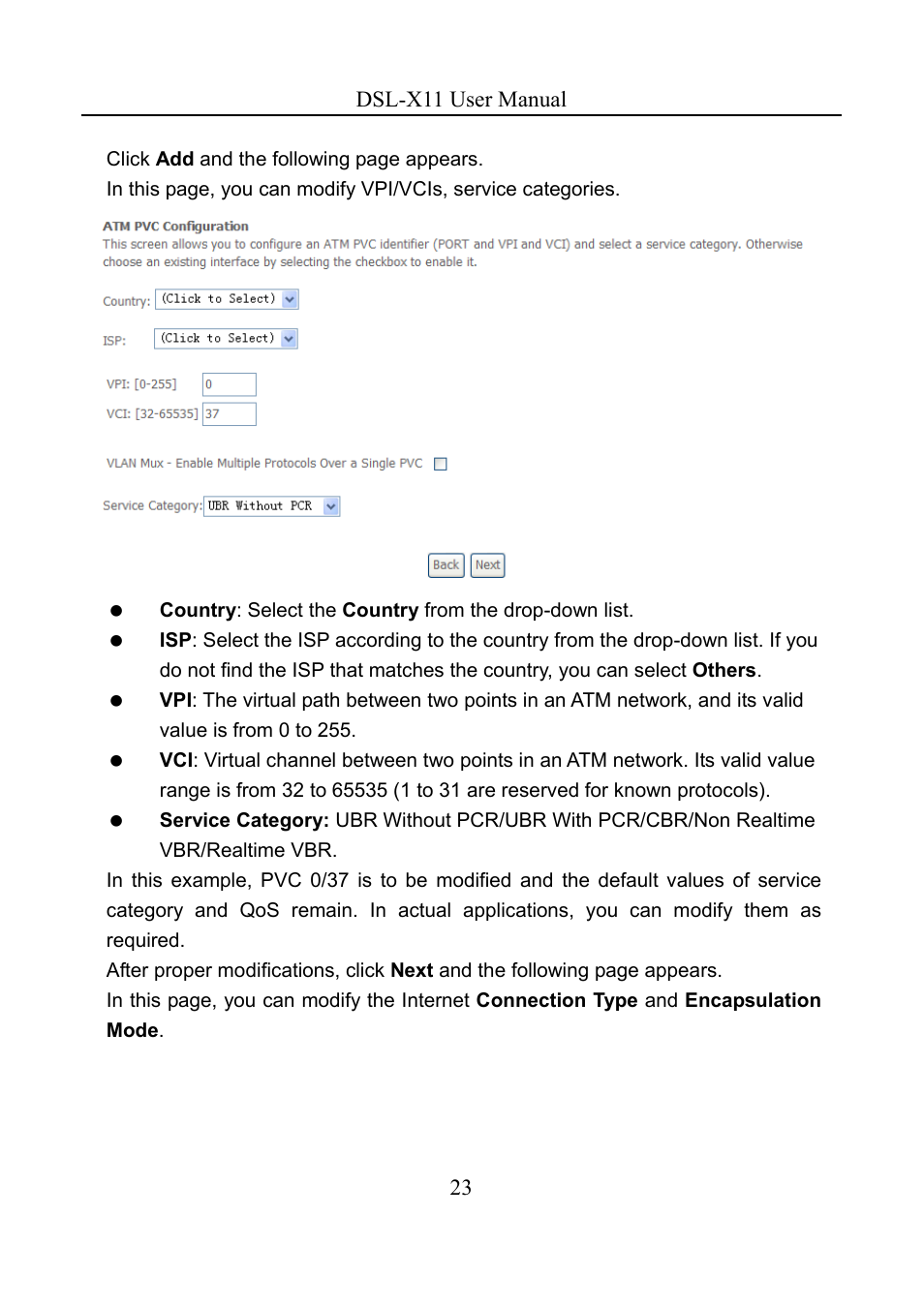 Asus DSL-X11 User Manual | Page 26 / 77