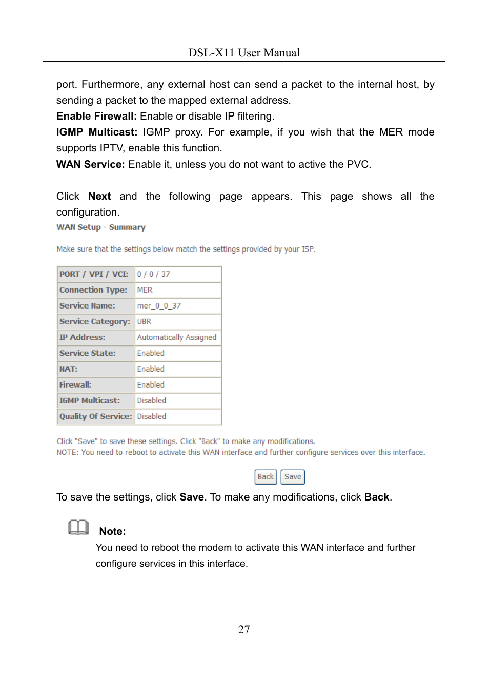 Asus DSL-X11 User Manual | Page 30 / 77