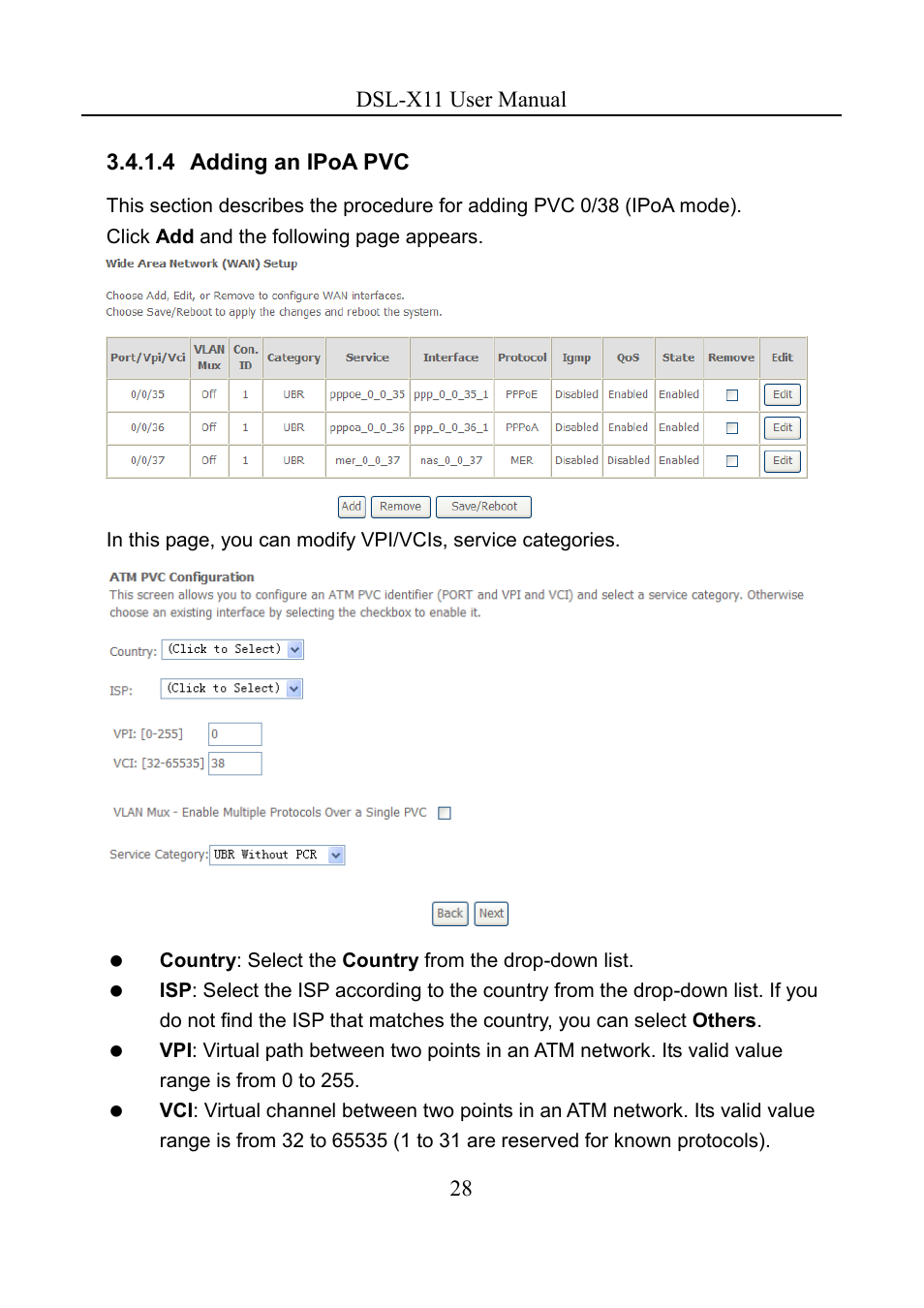 Asus DSL-X11 User Manual | Page 31 / 77