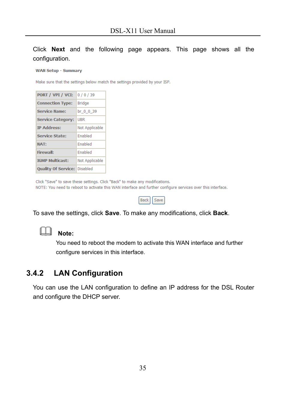 Asus DSL-X11 User Manual | Page 38 / 77