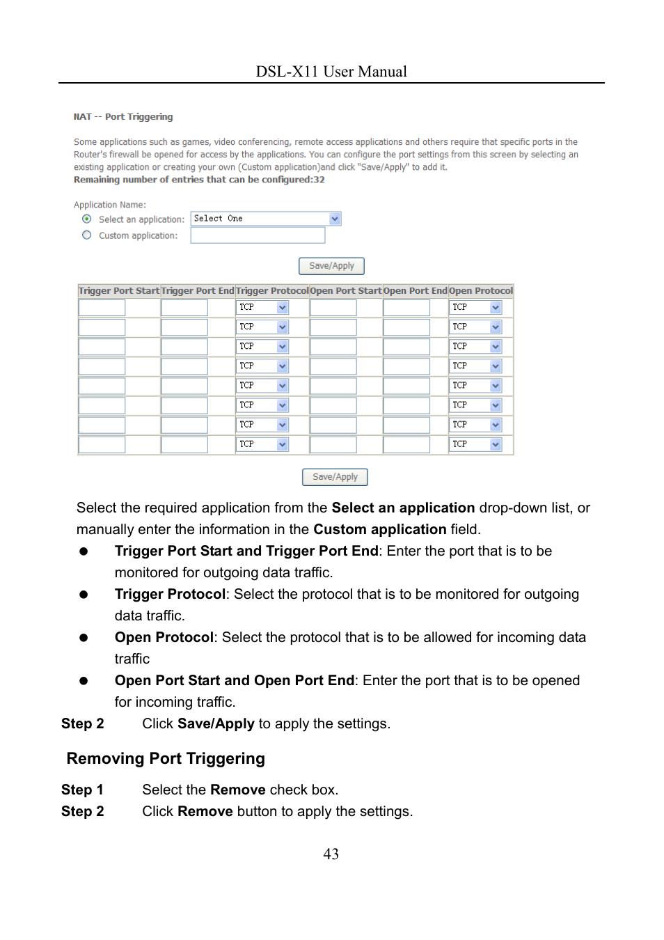 Asus DSL-X11 User Manual | Page 46 / 77