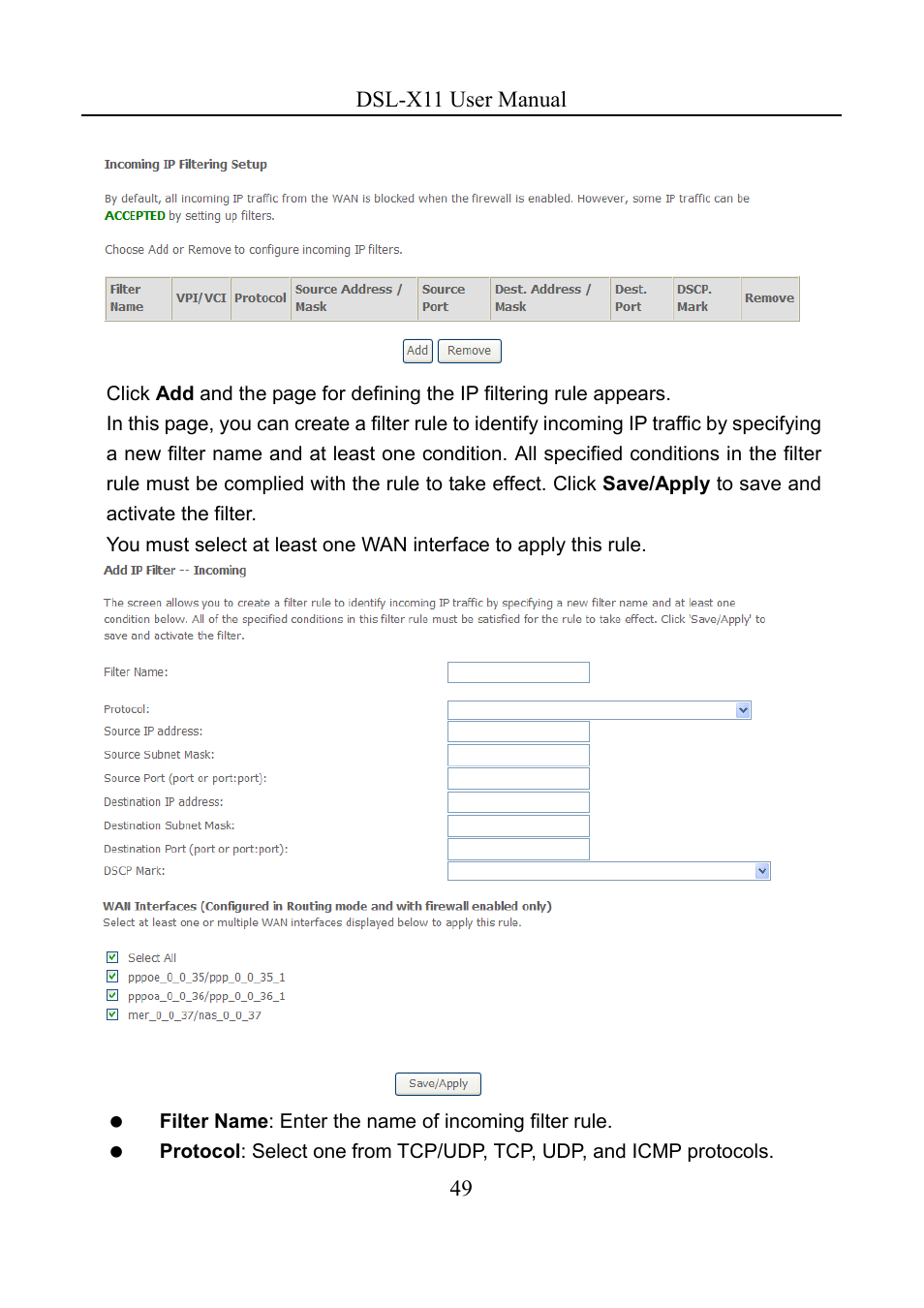 Asus DSL-X11 User Manual | Page 52 / 77