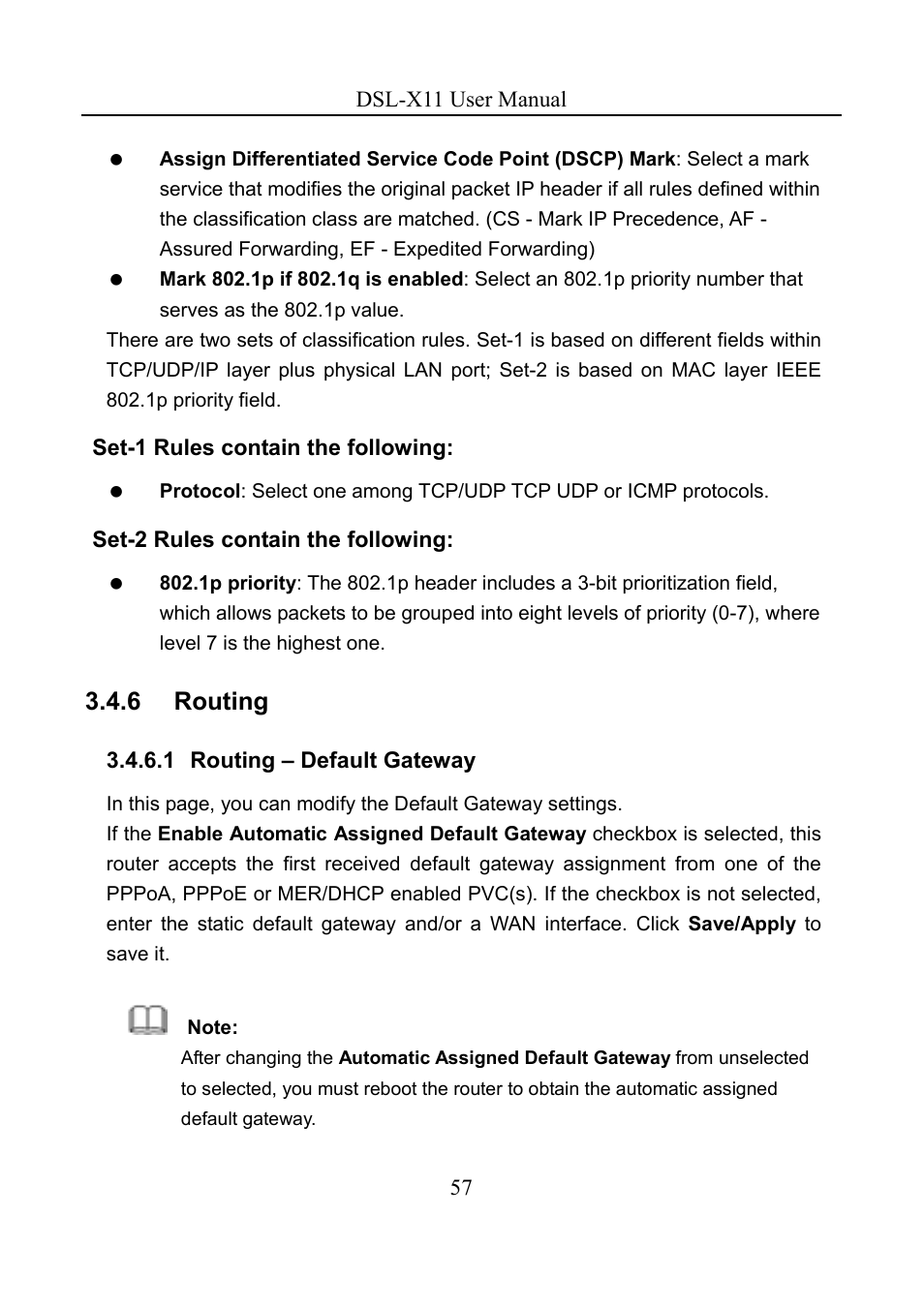 6 routing | Asus DSL-X11 User Manual | Page 60 / 77